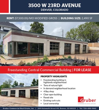 Denver, CO Retail - 3500 W 23rd Ave