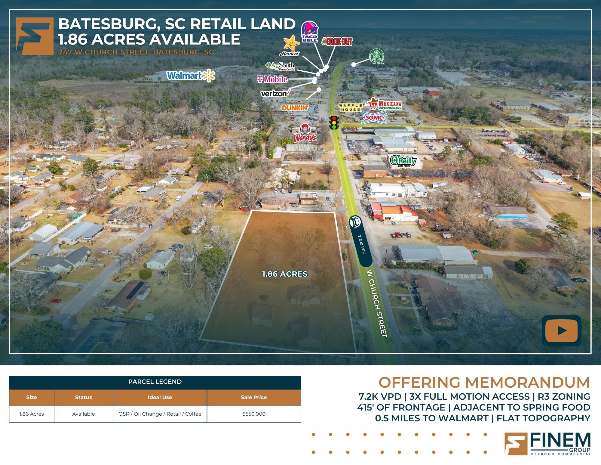 247 W Church St, Batesburg-Leesville, SC for Rent