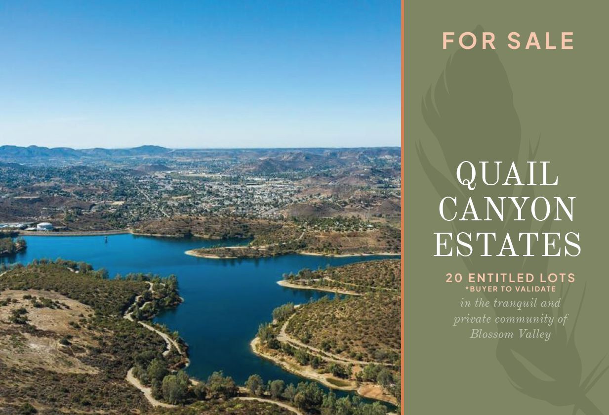 Quail Canyon rd @ Furnace Creel, El Cajon, CA for Sale