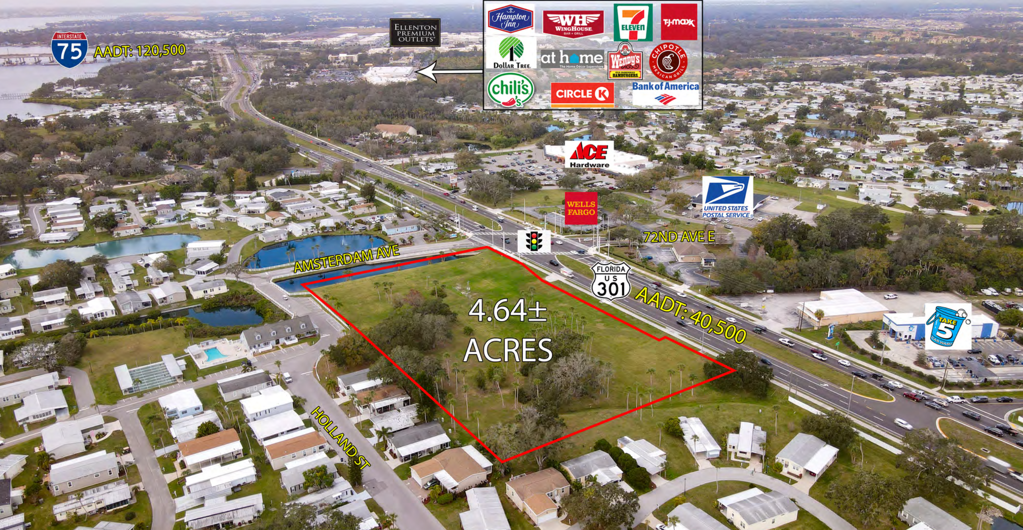 US 301 & Amsterdam, Ellenton, FL for Rent