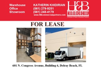 Delray Beach, FL Flex, Industrial - 601 N Congress Ave