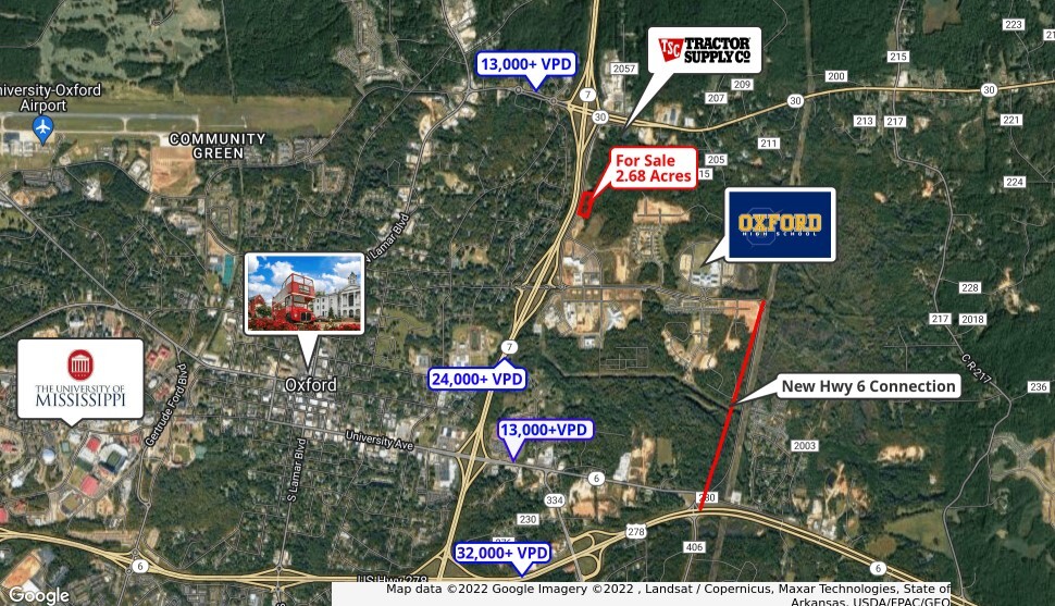 Ed Perry Blvd, Oxford, MS for Sale