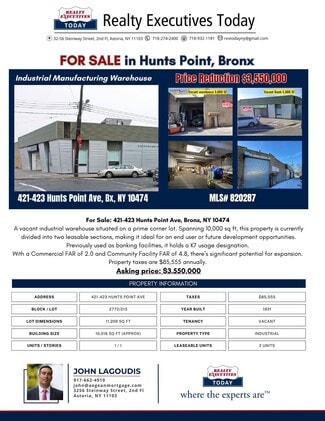 Bronx, NY Manufacturing - 421 Hunts Point Ave