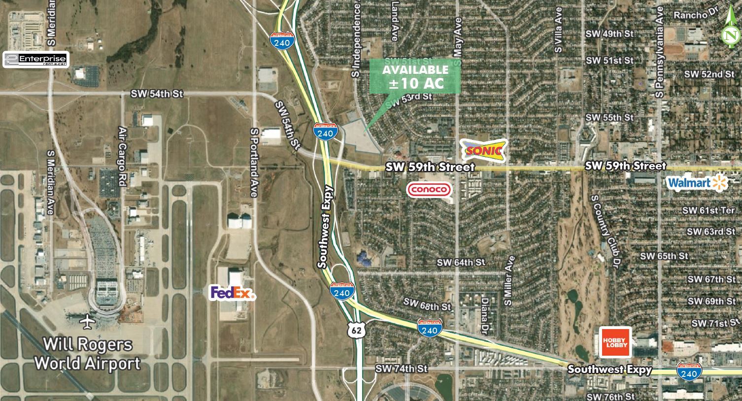 Interstate 44 @ SW 59th Street, Oklahoma City, OK for Sale