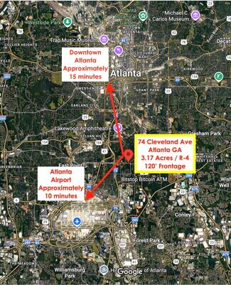 Atlanta, GA Residential Land - 74 Cleveland Ave SE Atlanta, GA Residential Land - 74 Cleveland Ave SE