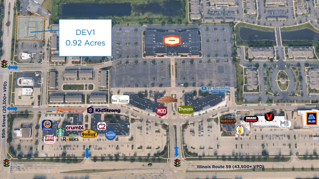 NWC Route 59 & 95th St, Naperville, IL for Rent