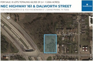 Grand Prairie, TX Commercial Land - NEC Hwy 161 & Dalworth St