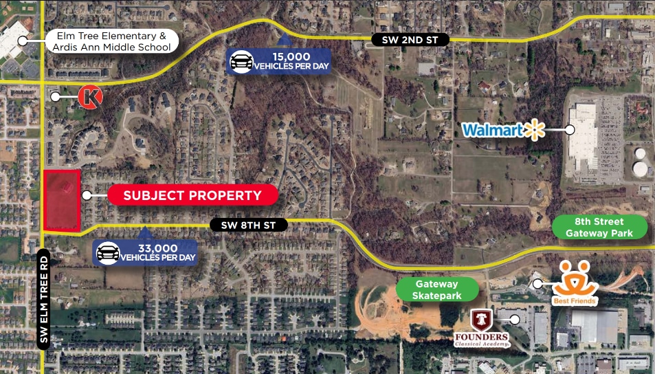 Elm Tree & SW 8th St, Bentonville, AR for Sale