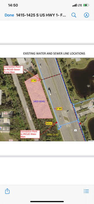 Vero Beach, FL Commercial Land - 1415-1425 S US Highway 1 Hwy Vero Beach, FL Commercial Land - 1415-1425 S US Highway 1 Hwy