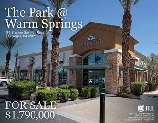 Las Vegas, NV undefined - 193 E Warm Springs Rd Las Vegas, NV undefined - 193 E Warm Springs Rd