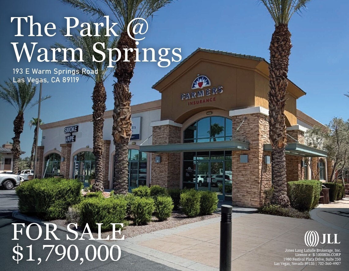 193 E Warm Springs Rd, Las Vegas, NV for Sale
