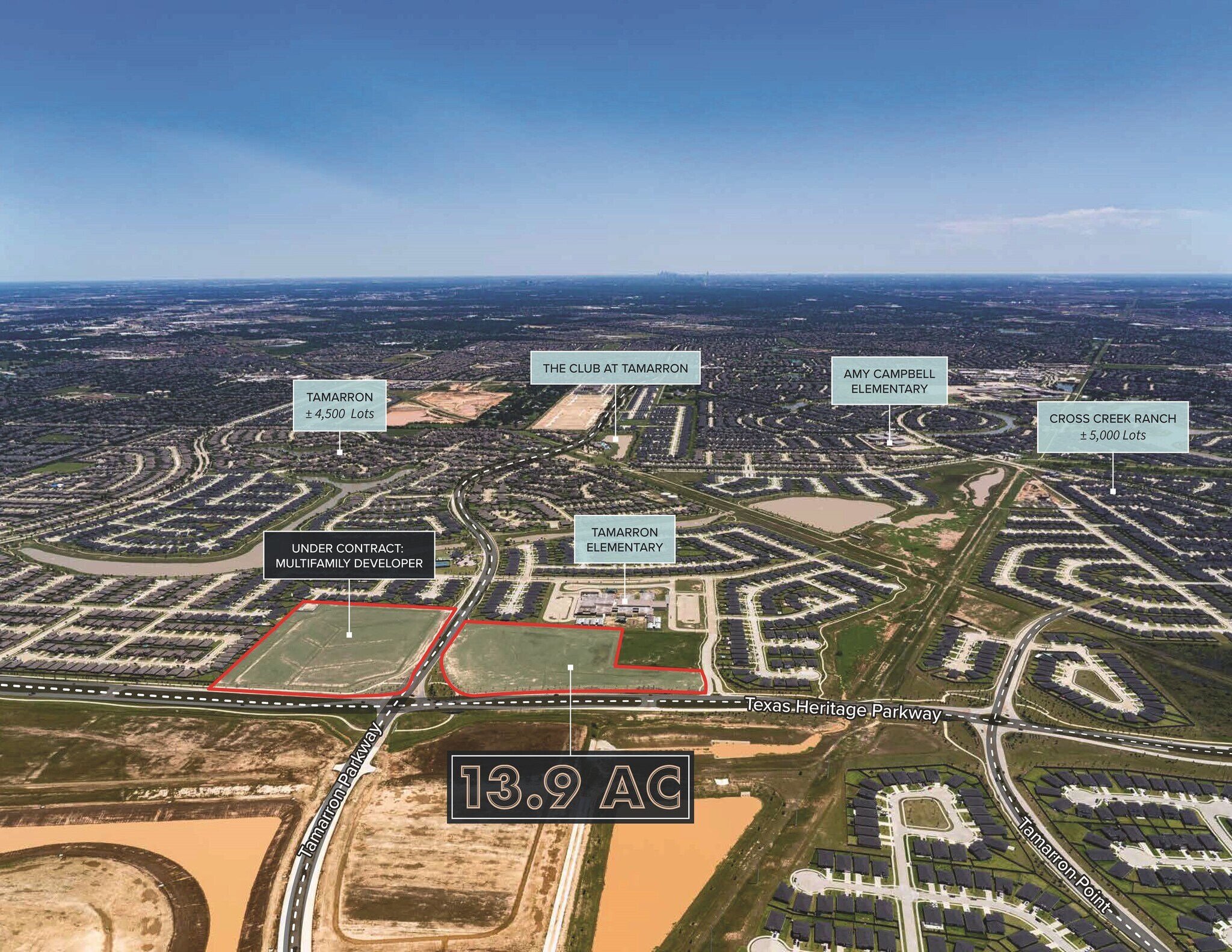 13.9 Acres Tamarron Pky, Katy, TX for Sale