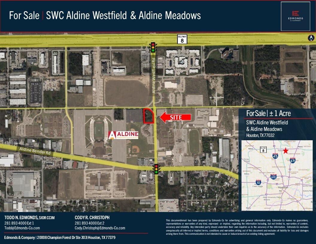 1926 Aldine Meadows Rd Houston, TX 77032 Land Property for Sale on