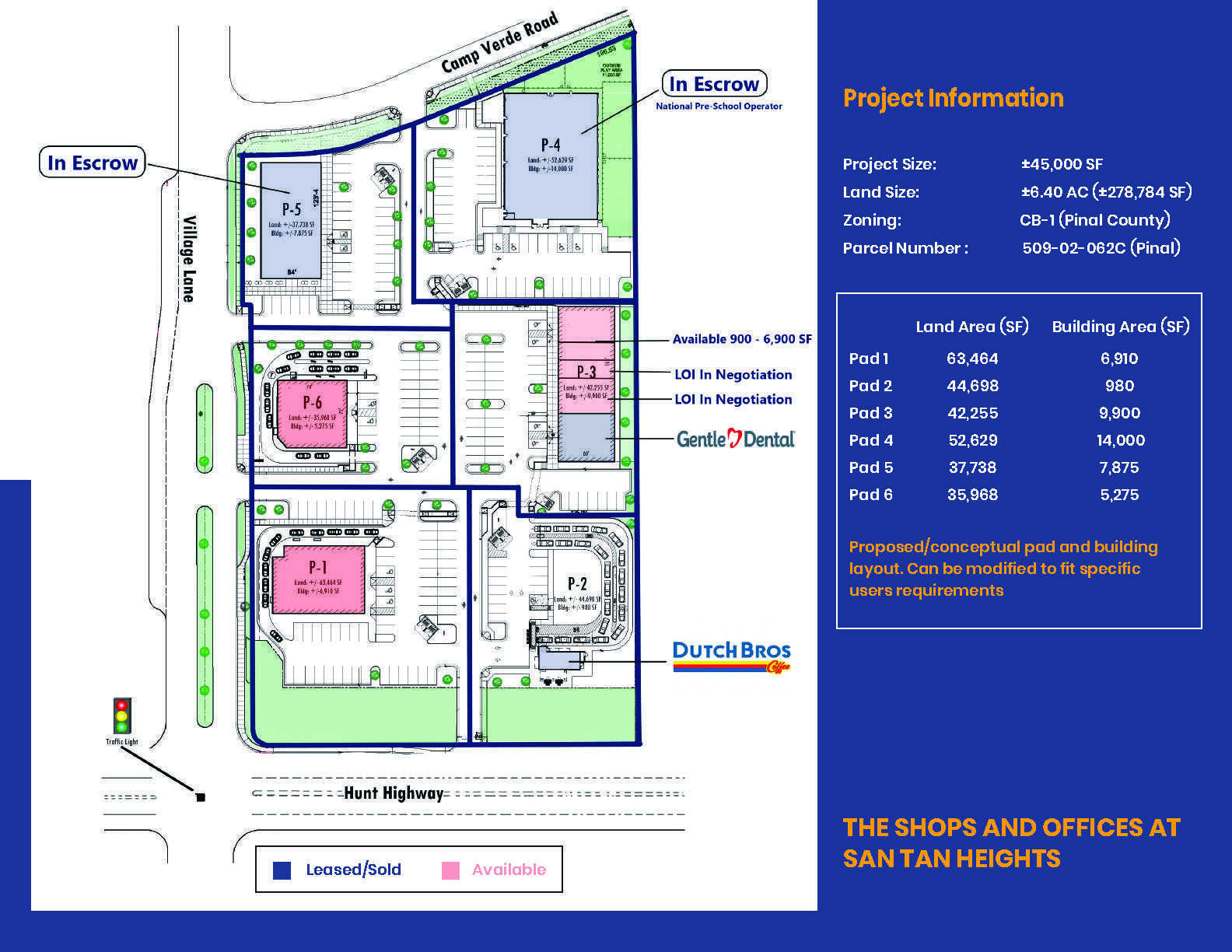 SW Hunt Hwy & Village Ln, Queen Creek, AZ for Sale