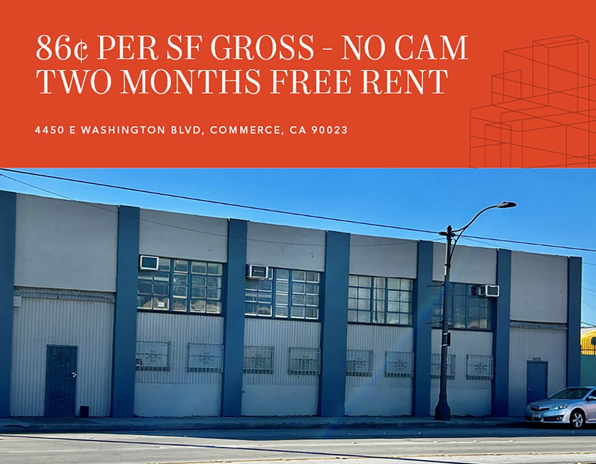 4450 E Washington Blvd, Commerce, CA for Rent