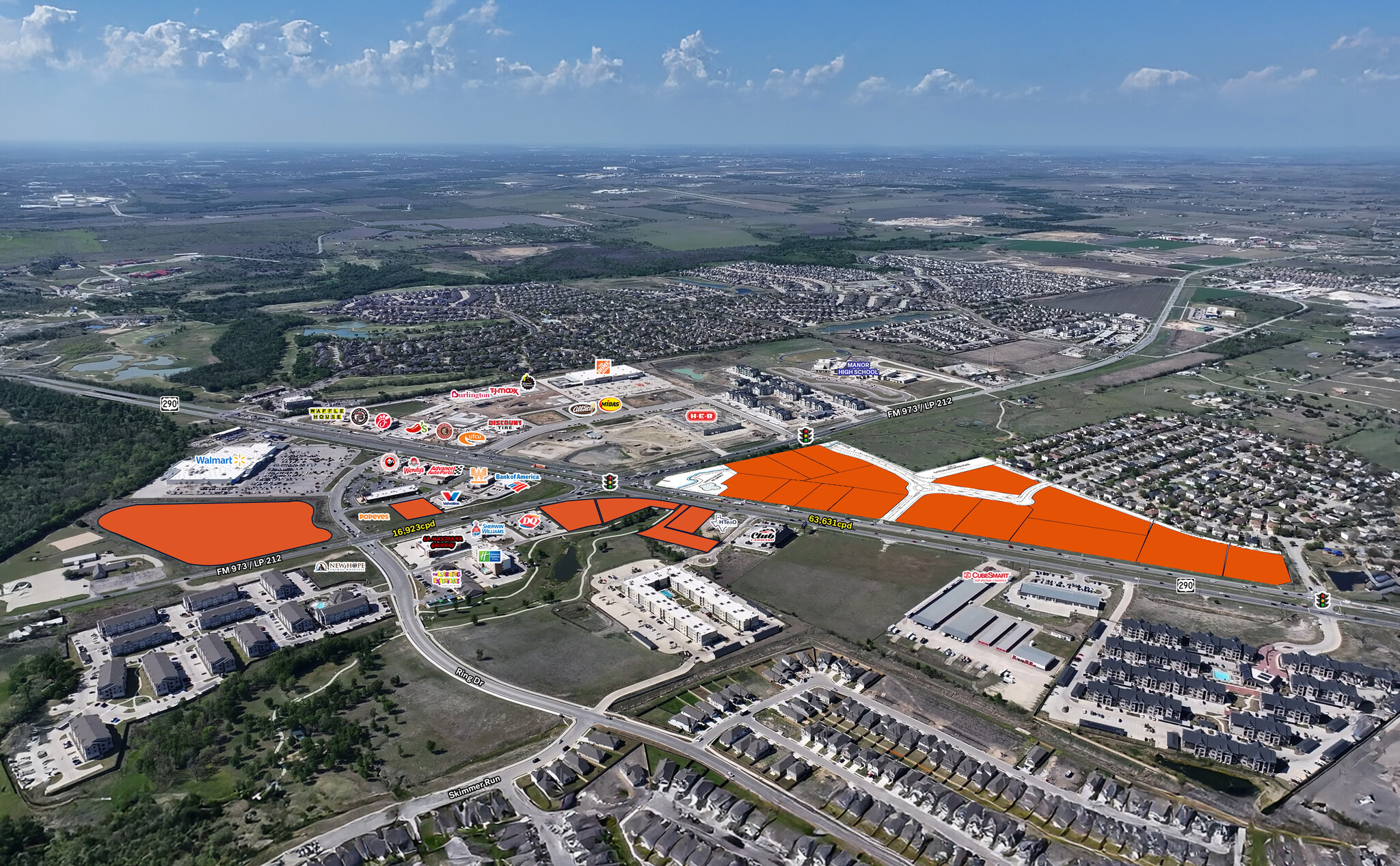 Hwy 290 & FM 973, Manor, TX for Rent