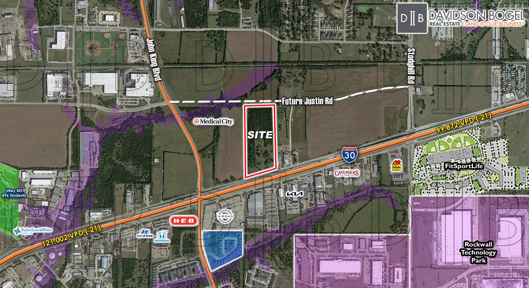 Rockwall - I-30 & John King Blvd - NEQ - CU - News, Rockwall, TX for Sale