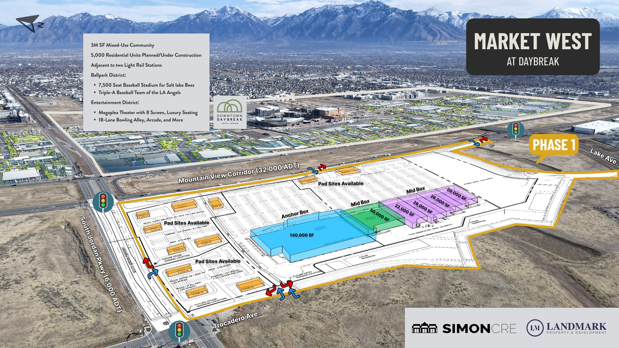 Mountain View Corridor & South Jordan Pkwy, South Jordan, UT for Rent