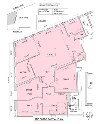 Brookline, MA Office, Retail - 9-21 Station St