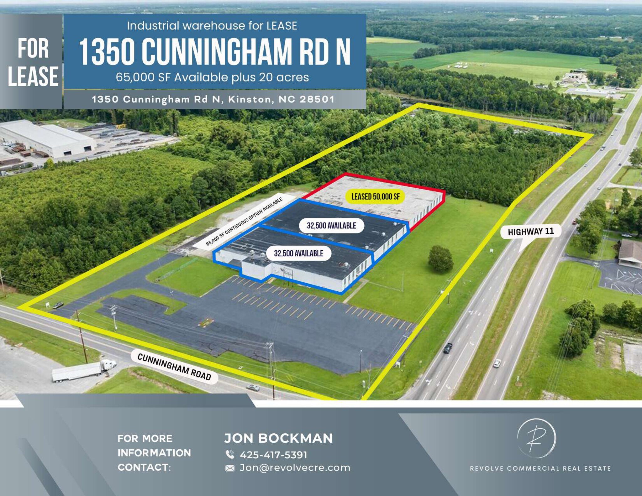 1350 Cunningham Rd N, Kinston, NC for Rent