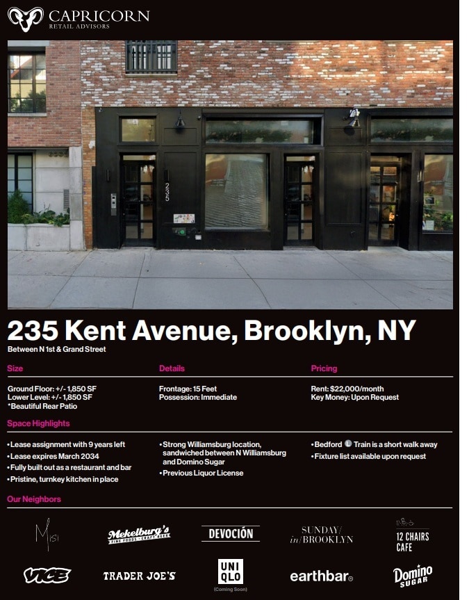 235 Kent Ave, Brooklyn, NY for Rent