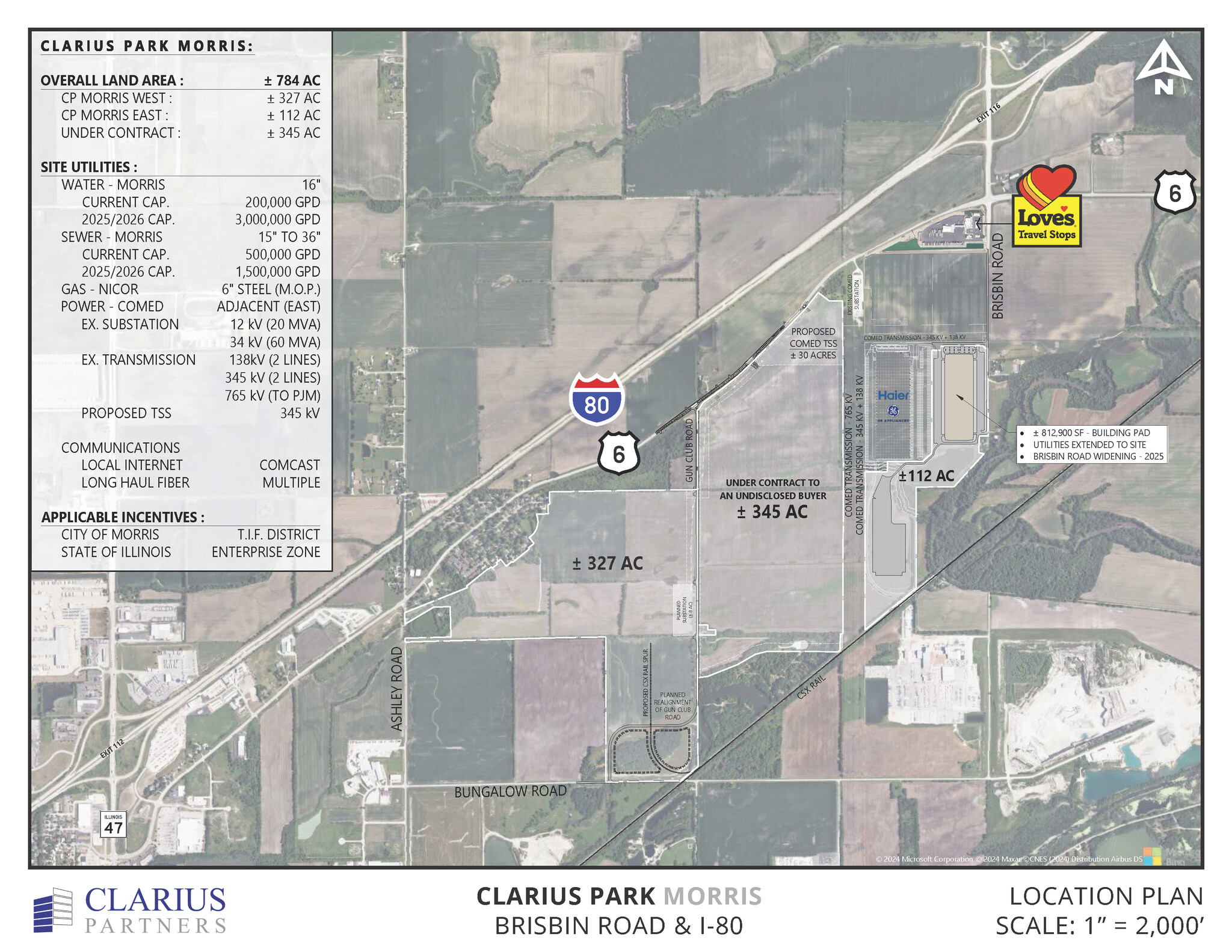 I-80 & Brisbin Rd, Morris, IL for Rent