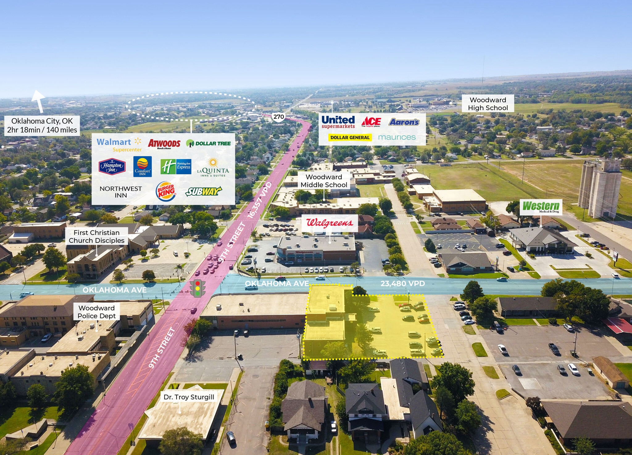 1222 10th St, Woodward, OK for Sale