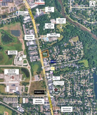 Libertyville, IL Commercial Land - 1470 N Milwaukee Ave