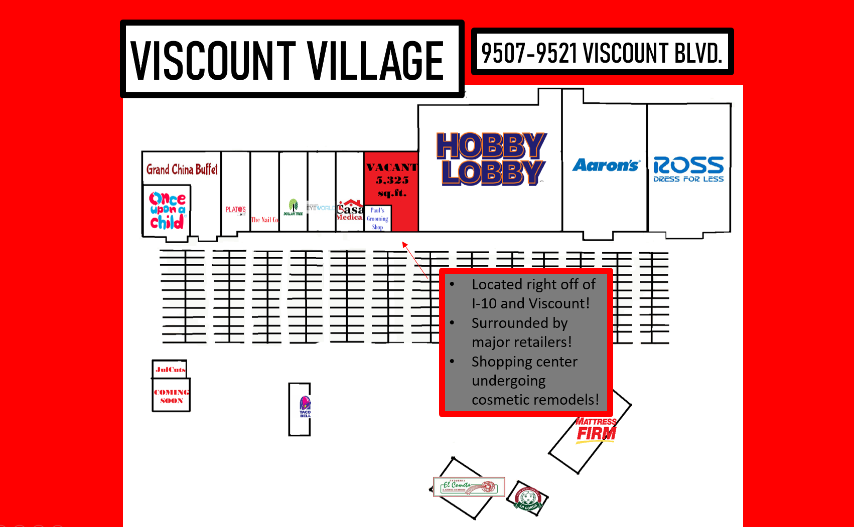 9505 Viscount Blvd, El Paso, TX for Rent