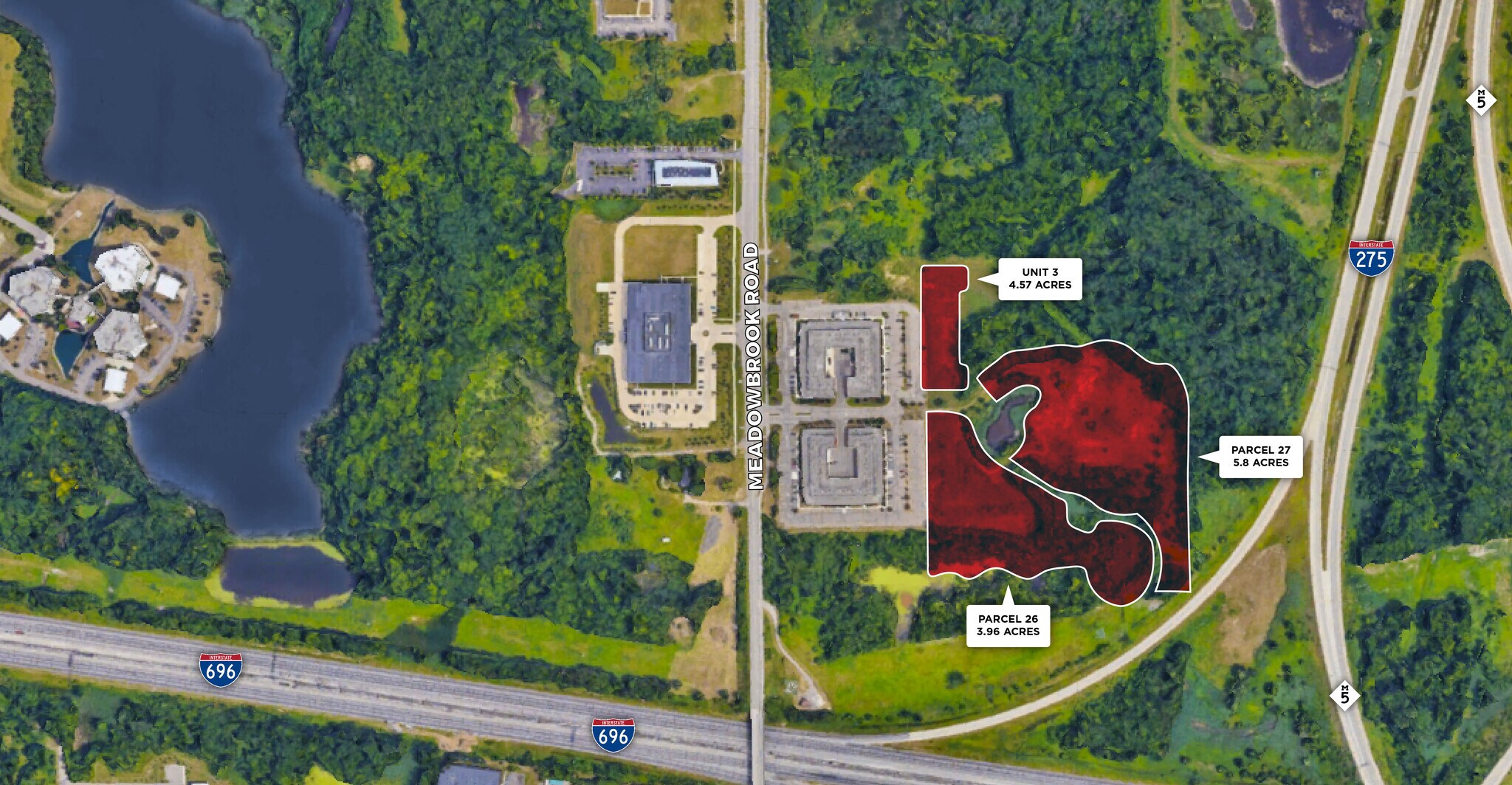 Unit 3- Meadowbrook & 12 Mile Road, Novi, MI for Sale