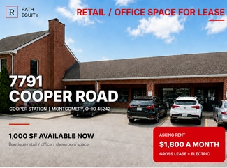 Montgomery, OH Retail - 7791 Cooper Rd Montgomery, OH Retail - 7791 Cooper Rd