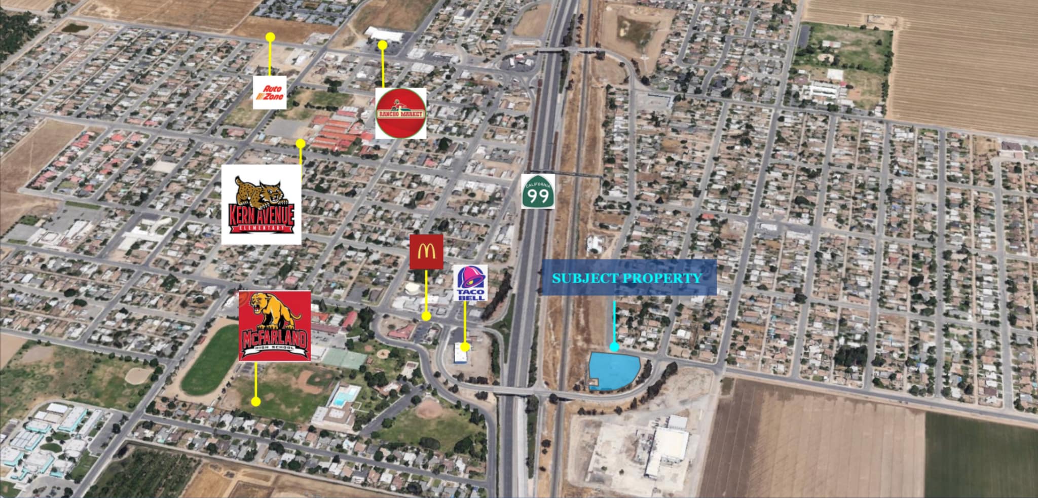 E Sherwood Ave & Industrial St., Mc Farland, CA for Sale