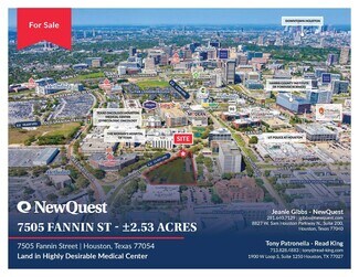 Houston, TX Commercial Land - 7505 Fannin St