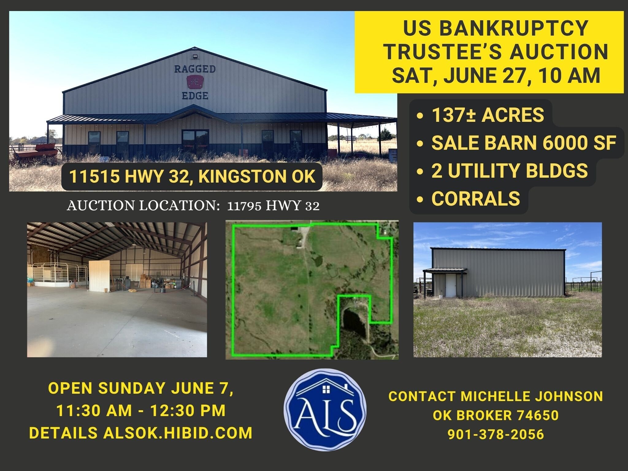 11515 State 32 hwy, Kingston, OK for Sale