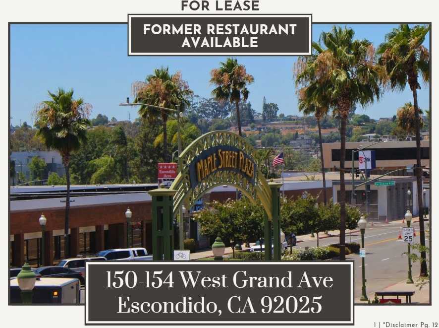 150-154 W Grand ave, Escondido, CA for Rent