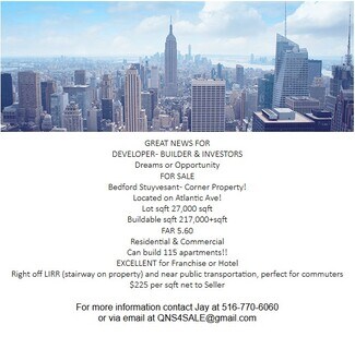 Brooklyn, NY Commercial Land - 1289-1293 Atlantic Ave