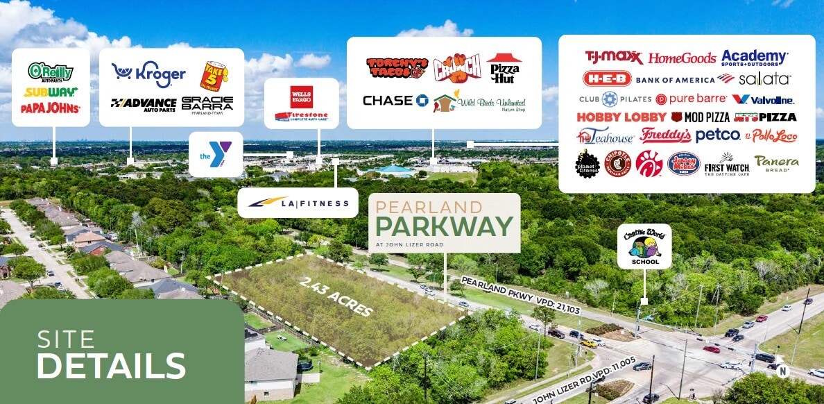 Pearland Pky @ John Lizer Rd, Pearland, TX for Sale
