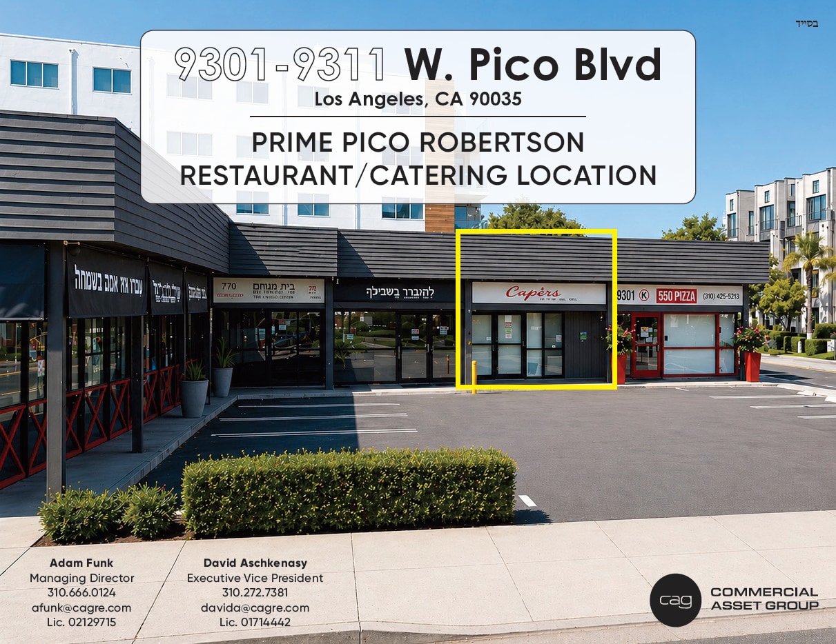 9301-9311 W Pico Blvd, Los Angeles, CA for Rent