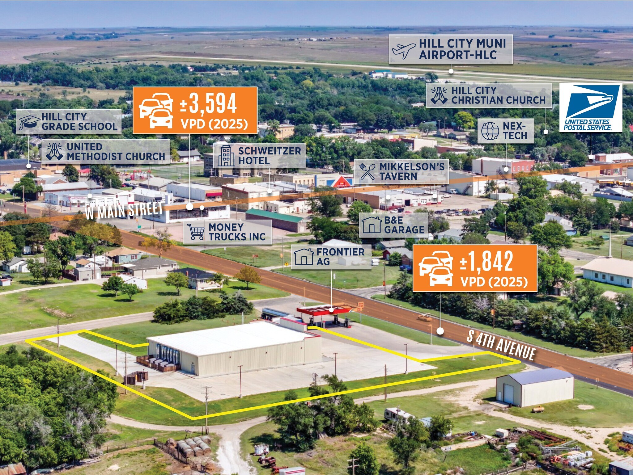 317 S 4th Ave, Hill City, KS for Sale