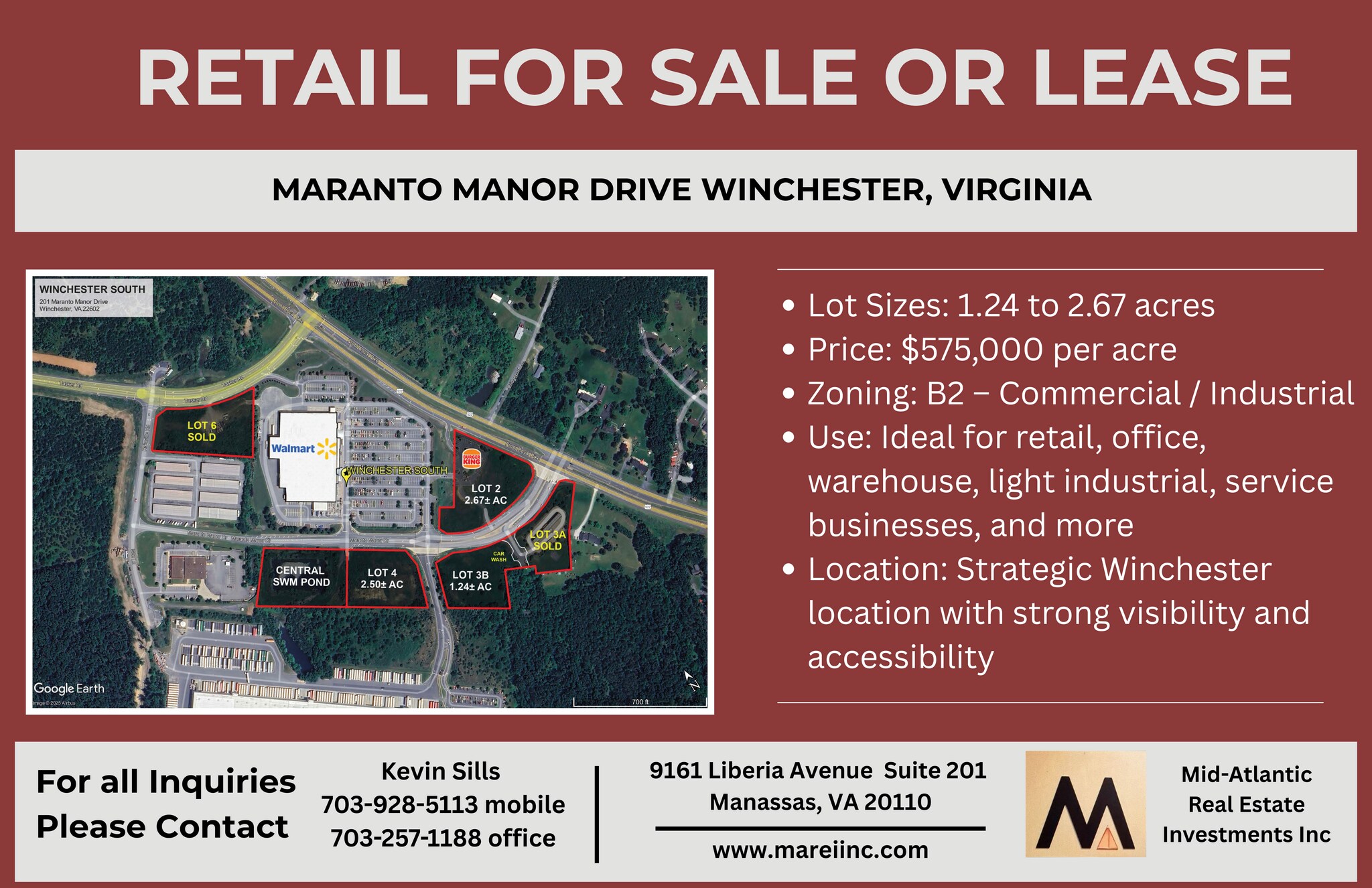 Maranto Manor Drive, Winchester, VA for Sale