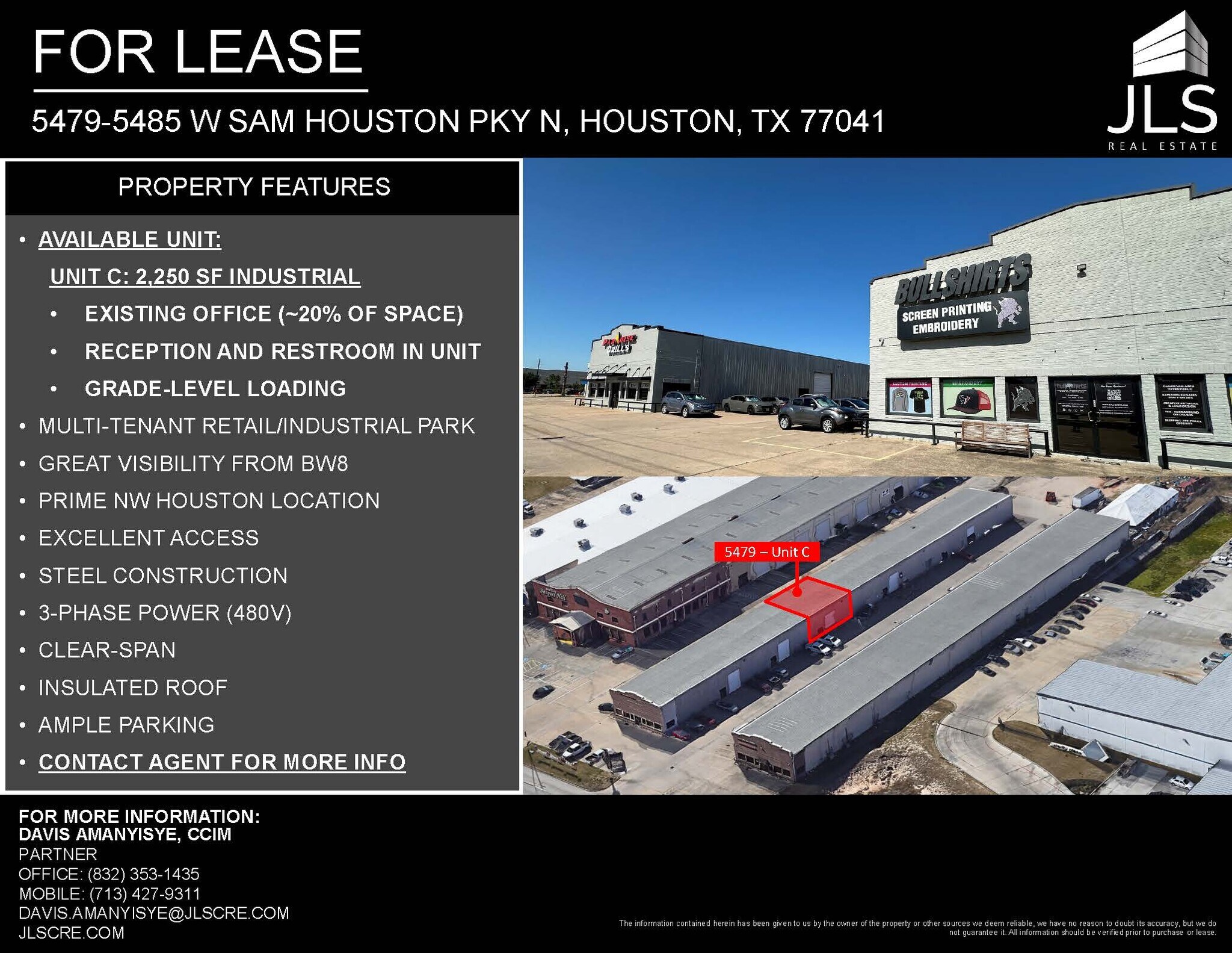 5485 W Sam Houston Pky N, Houston, TX for Rent