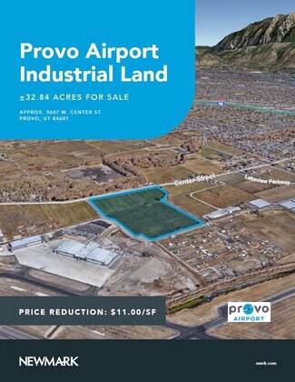Provo, UT Industrial Land - 3607 Center