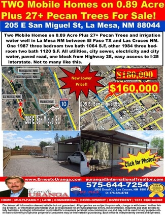La Mesa, NM Manufactured Housing/Mobile Housing - 205 San Miguel st