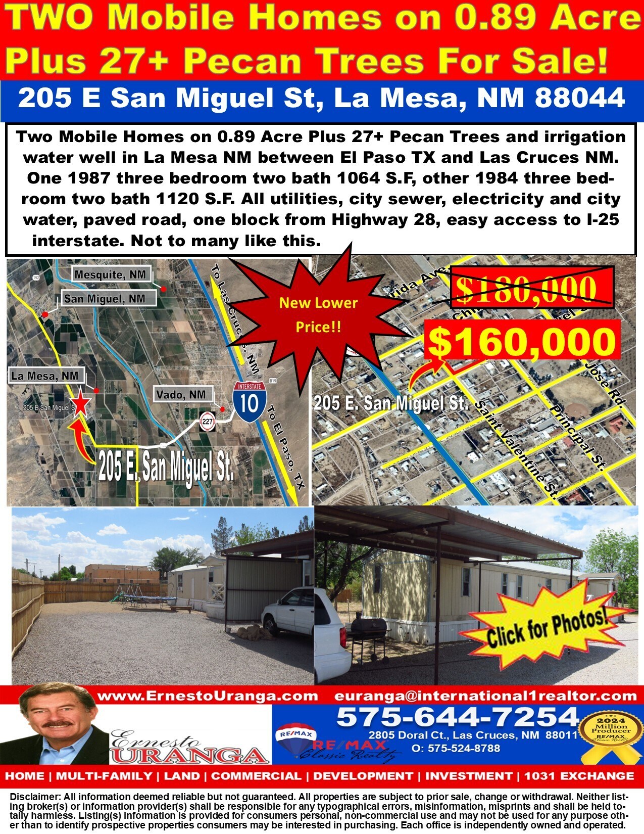 205 San Miguel st, La Mesa, NM for Sale