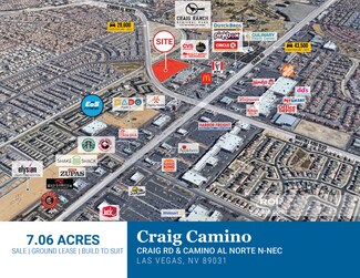 North Las Vegas, NV Commercial Land - Craig Road & Camino Al Norte