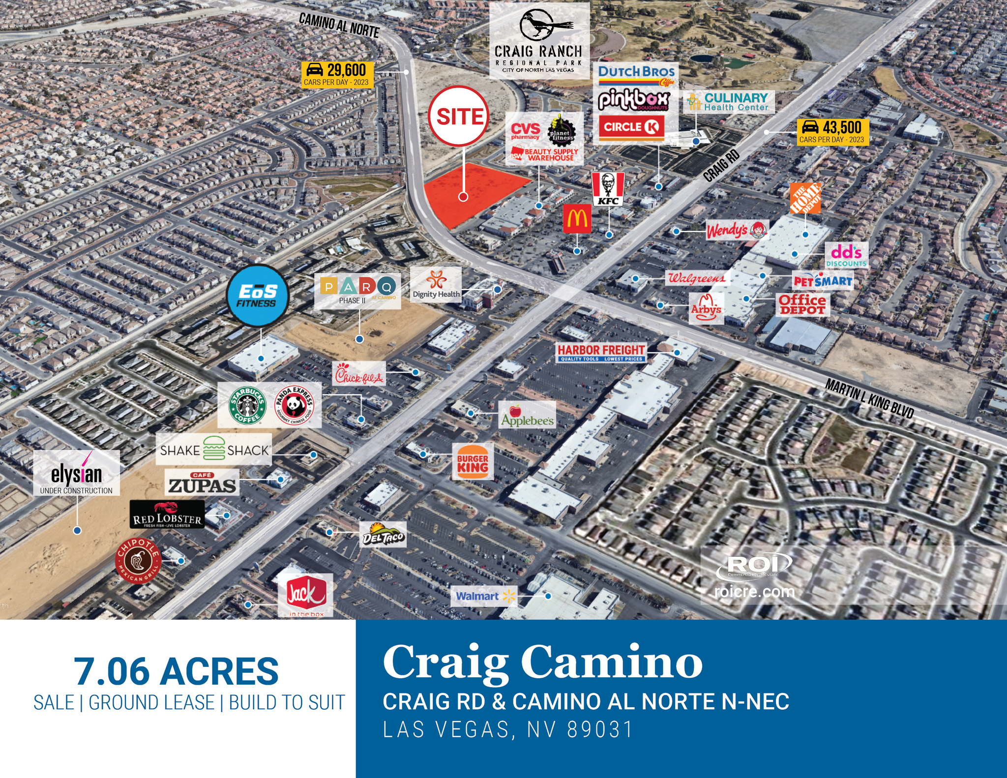 Craig Road & Camino Al Norte, North Las Vegas, NV for Sale