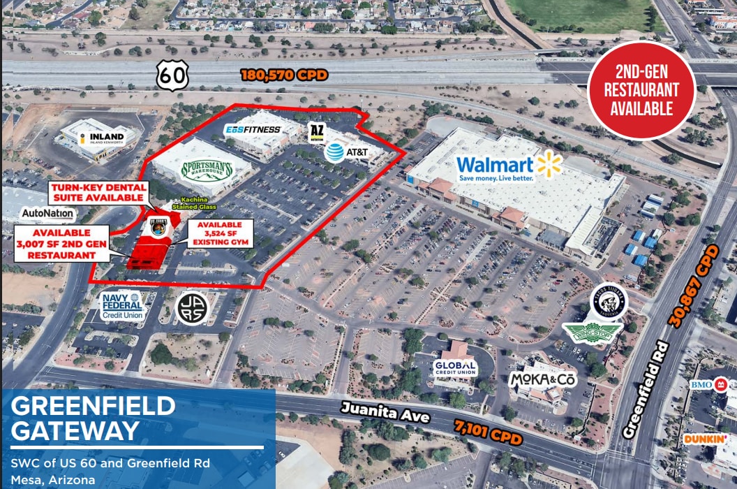 N Greenfield Rd @ I-60, Mesa, AZ for Rent