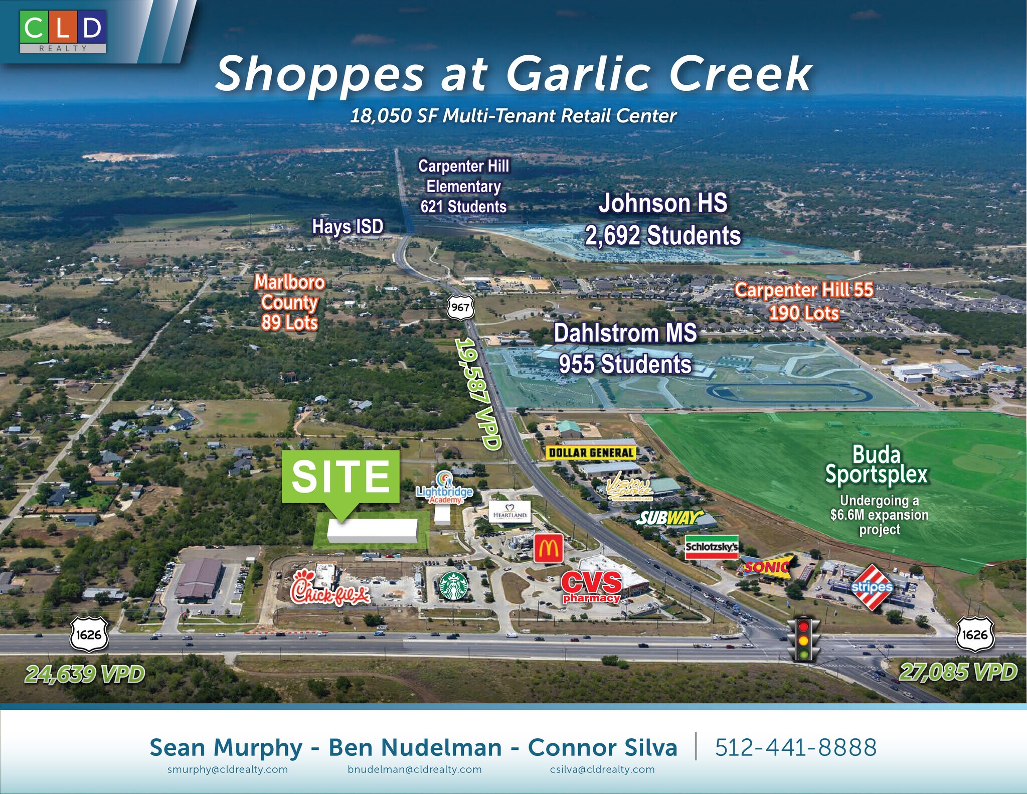 FM 1626 & FM 967, Buda, TX for Rent