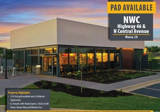 Wasco, CA Commercial Land - NWC Highway 46 & Margalo Street