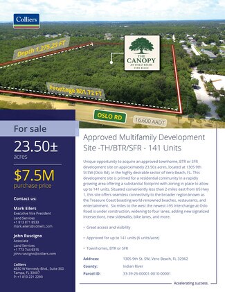 Vero Beach, FL Residential Land - 1305 9th St SW Vero Beach, FL Residential Land - 1305 9th St SW